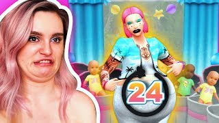 SIMS 4 100 BABY CHALLENGE IN 24 HOURS