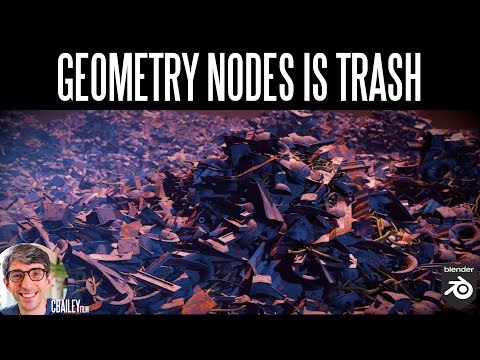 Geometry Nodes Blender 3.0 Tutorial - Make A Trash Dump Fast [Make Your Short Film Part 9]