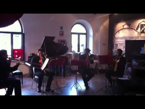 Max's school trombone quartet Tannhauser coro dei pellegrini