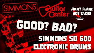 Video thumbnail for Simmons SD600 Electronic Drums - Quick Review! 5 Stars! by Jimmy Flame