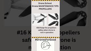 #drones Propellers maintenance 16 #dji #dgca #dronenerd #uavcoach #dronepilot #tmotors