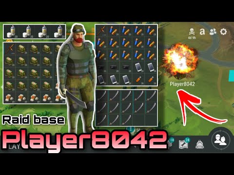 Raid base Player8042 | RaidTime ปล้นกันเถอะ | LDOE | Last day on earth : Survival