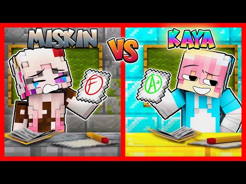 MOMON POOR STUDENT VS ATUN RICH STUDENT !! Feat @sapipurba Minecraft