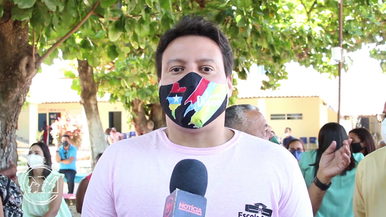 Felipe Camarão e autoridades assinam ordem de serviço para construção de obras em Matões