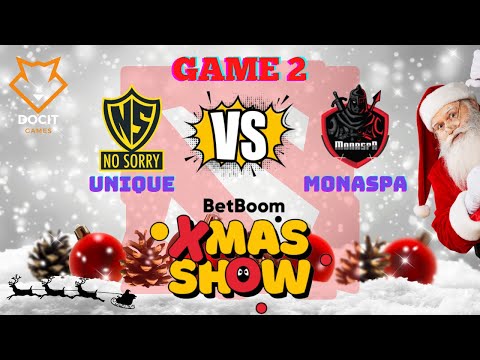 MONASPA VS NO SORRY | GAME 2 | BetBoom Xmas Show | New Year's competition 2022-23