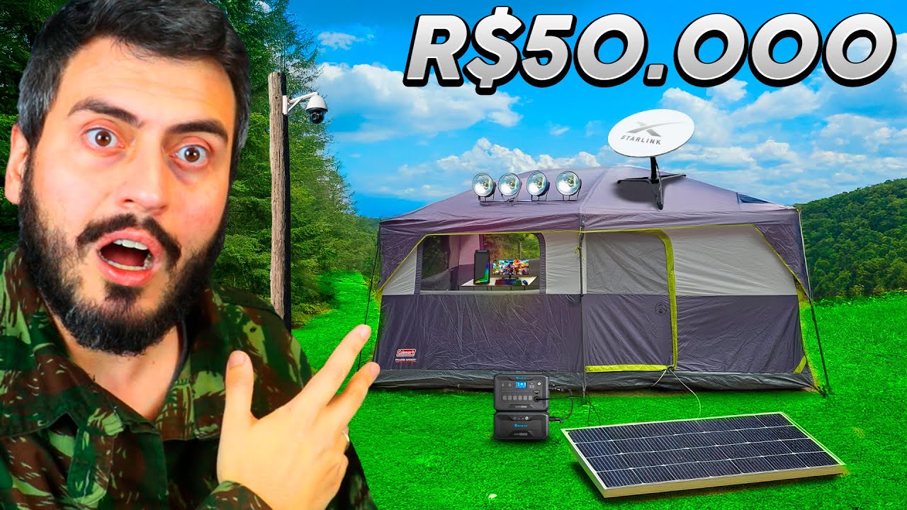 ESSE É O ACAMPAMENTO MAIS CARO DO MUNDO - Barraca Tecnológica