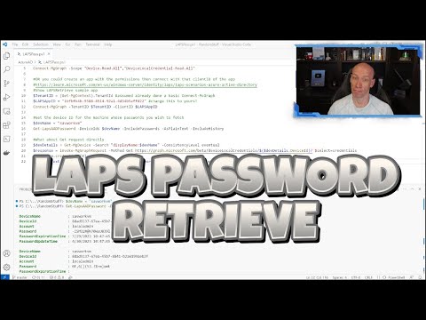 Windows Local Administrator Password Solution (LAPS) Password Retrieval