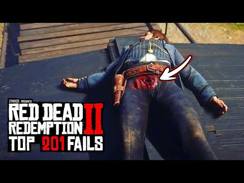 TOP 201 HILARIOUS FAILS in Red Dead Redemption 2