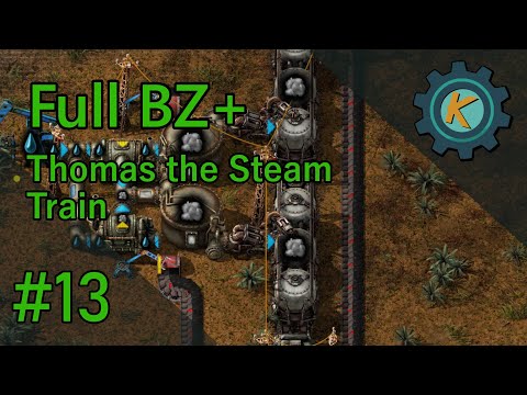 Factorio Full BZ+ #13 - Fluid Wagons & Graphite Trains!
