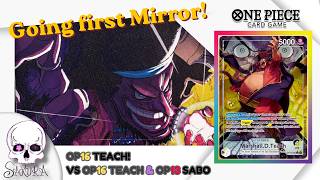 OP16 format - OP16 Blackbeard - Vs OP16 Blackbeard & op13 Sabo! One Piece TCG