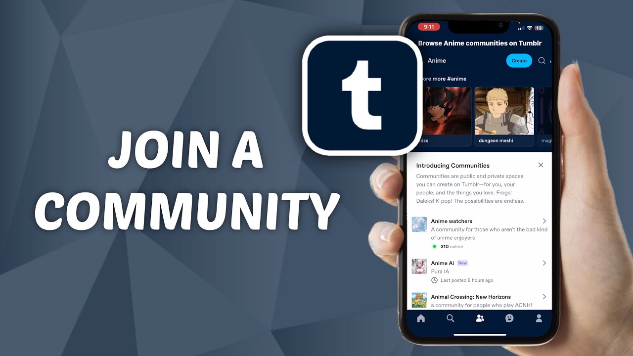 How to Join A Community on Tumblr