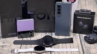 Samsung Galaxy Z Fold 4 / Z Flip 4 / Watch 5 / 5 Pro / Buds2 Pro - Unboxing and First Impressions