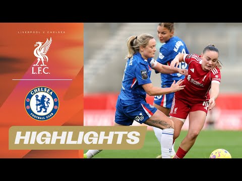 Chelsea Drop Points at Liverpool! | Liverpool v Chelsea Highlights | Barclays WSL 25/26
