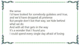 Catie Curtis - It&#39;s a Wonder Lyrics