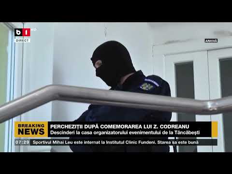 PERCHEZIȚII DUPĂ COMEMORAREA LUI Z. CODREANU_Știri B1TV_7 dec. 2024