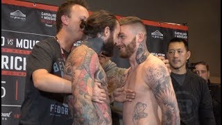 INTENSE Aaron Chalmers and Ash Griffiths Staredown Bellator 200
