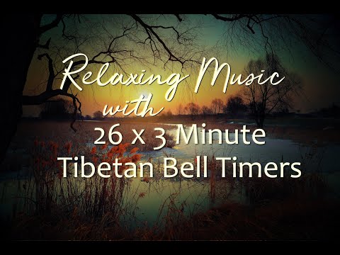 Reiki 3 Minute Timer with Relaxing Music and 26 x 3 Tibetan Bell Timers