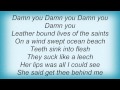 Christian Death - Damn You Lyrics
