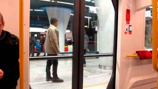 preview picture of video 'Metro in Warsaw - line M2'