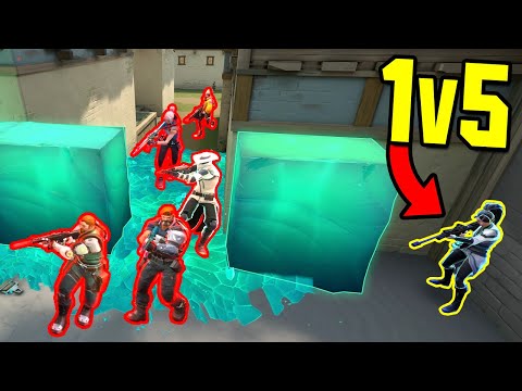 BECOME A HERO - SATISFYING VALORANT 1v5's