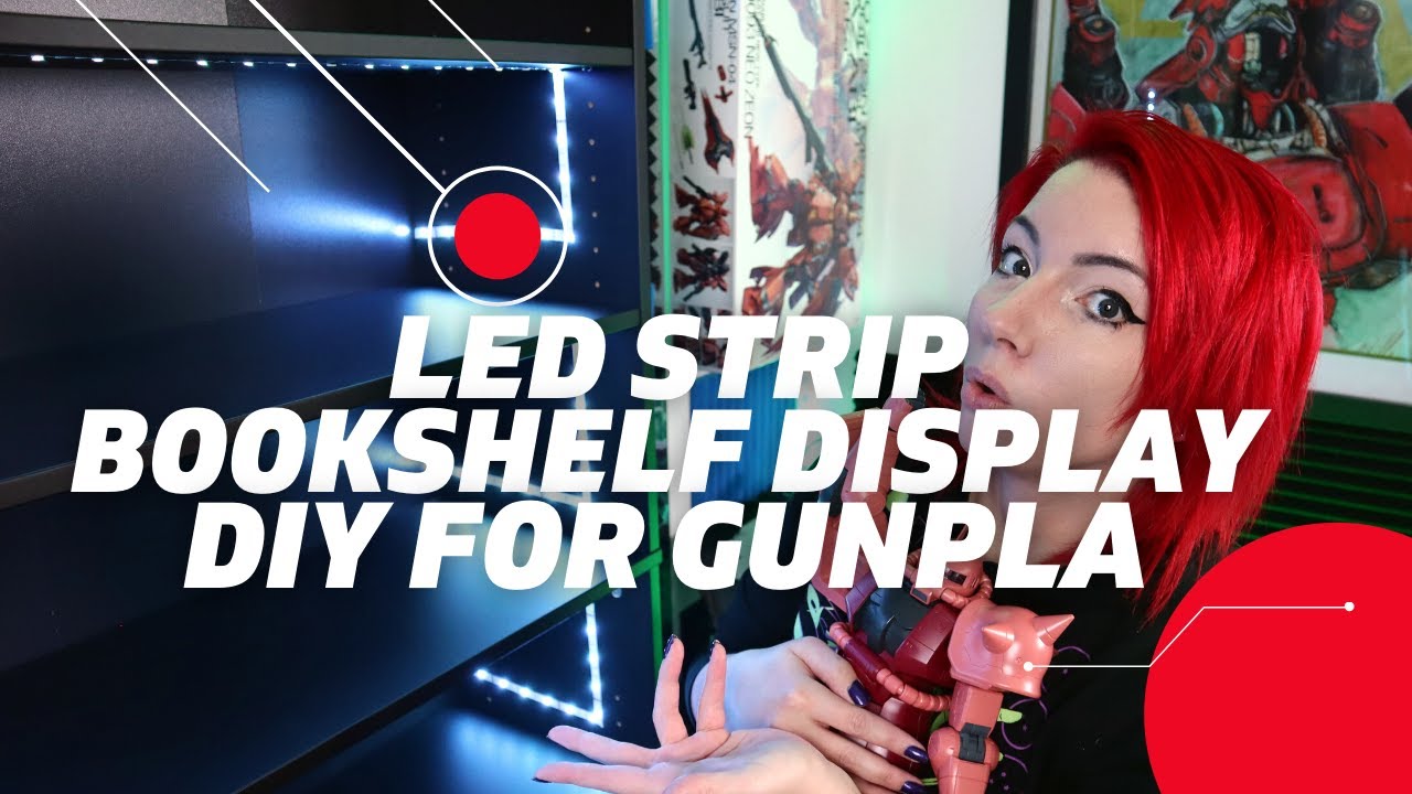 How to Install LED⚡Light Strip Display!⚡GUNPLA RAVE! #gundam #gunpla