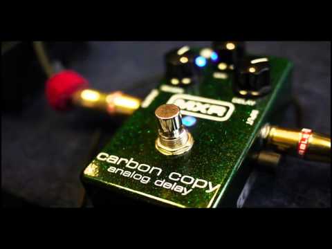 MXR Carbon Copy analog bbd delay demo