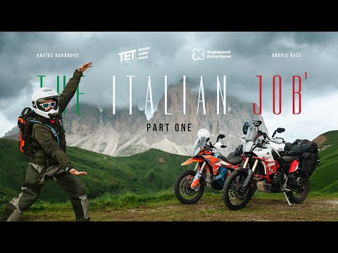 Scenic alpine gravel tracks and the Dolomites - The Italian Job EP1 - a TET adventure in the Alps
