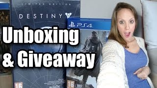 Destiny Limited Edition Unboxing & Game Giveaway with PS+ membership