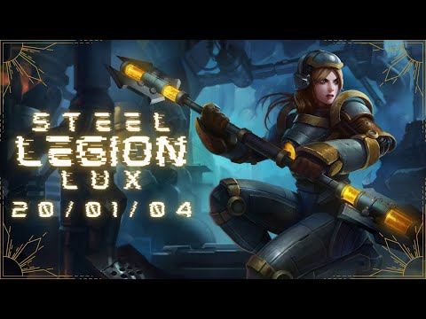 Steel Legion Lux VS Twisted Fate - Full Gameplay MID - League of Legends