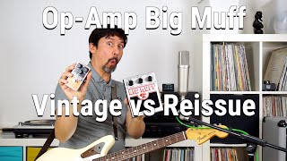 Video thumbnail for Electro Harmonix Op-Amp Reissue vs Original Vintage 1978 V4 Big Muff by Paul Reno