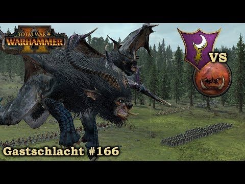 OP Manticore-Rush! - Dunkelelfen vs Grünhäute - Gastschlacht #166 - Total War: Warhammer 2