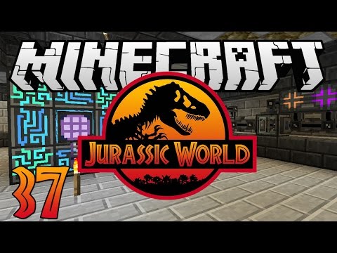 Minecraft: Jurassic World - Ep. 37 - "Automatic AE2 Storage!" (Rexxit Modapck)