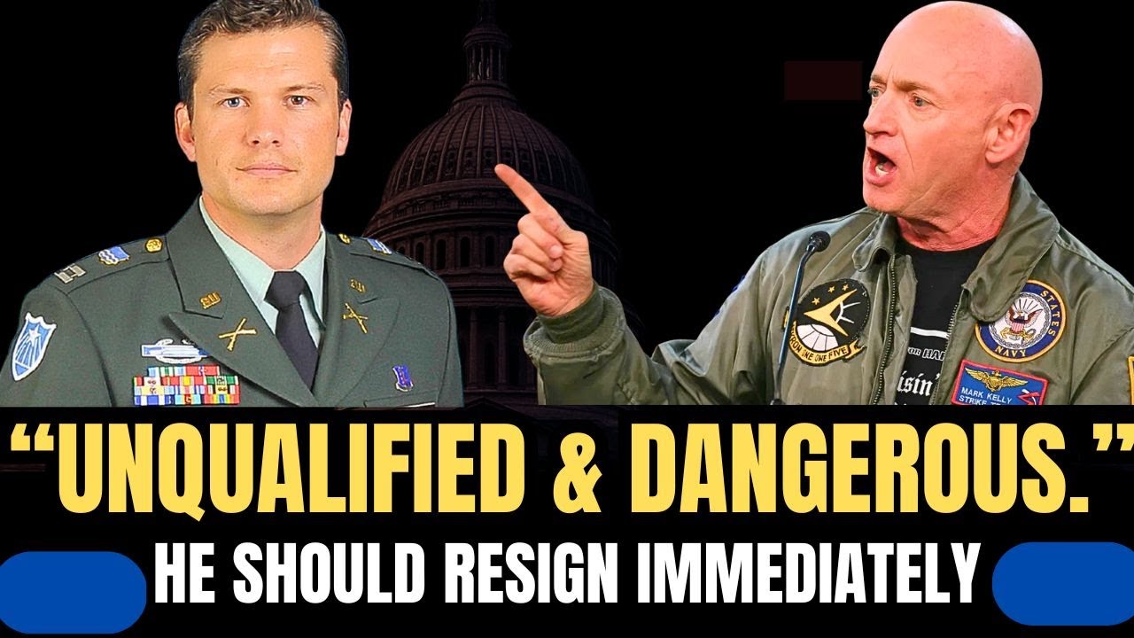 Mark Kelly EXPOSES Hegseth; “Unqualified & Dangerous” After SignalGate Security Breach