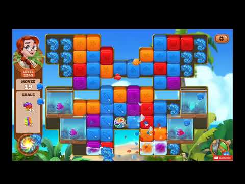 Lost Island Blast Adventure Level 1245 NO BOOSTERS - A S GAMING