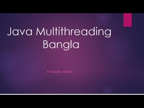 01 Java Bangla Tutorial Multi Threading What Is Thread