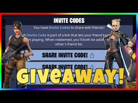 FORTNITE MOBILE INVITE CODE GIVEAWAY! LET'S PLAY FORTNITE BATTLE ROYALE WITH SUBS!