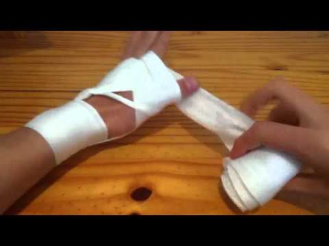 Boxbandagen richtig binden (2,5m)