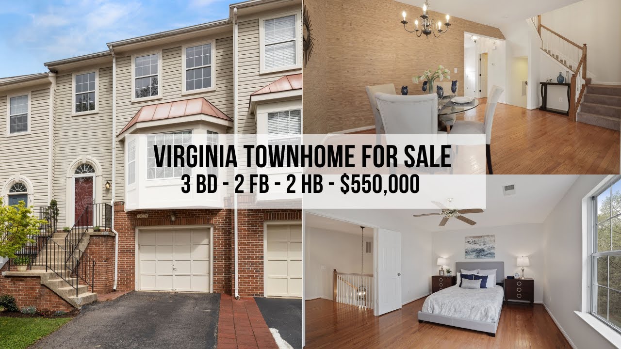 $550,000 Townhouse Tour in Clifton, Virginia! – DMV Real Estate