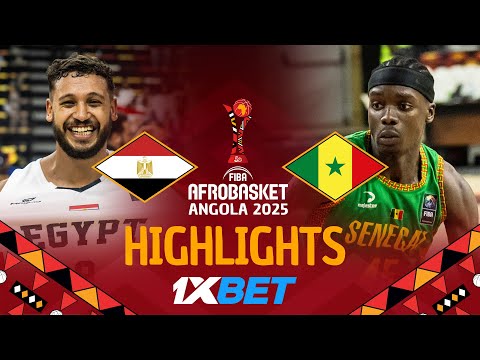 Egypt 🇪🇬 vs Senegal 🇸🇳 | 1XBET Highlights | #AfroBasket 2025