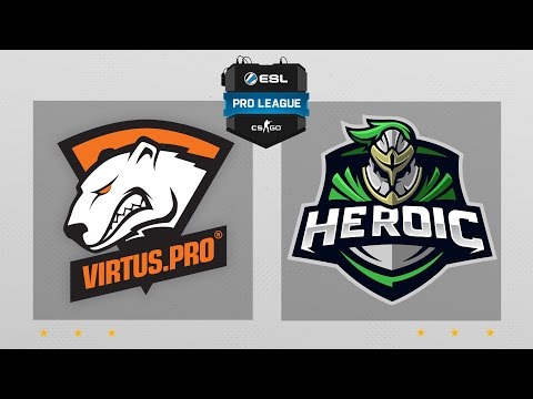 CS:GO - Virtus.pro vs. Heroic [Nuke] Map 1 - ESL Pro League Season 5 - EU Matchday 23