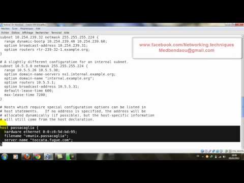 comment installer dhcp sous debian