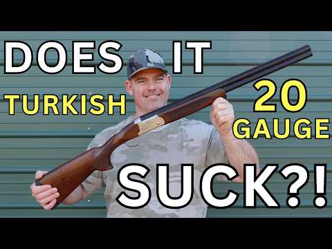 Do Turkish Shotguns SUCK?! EAA Balikli Blue Label 20 Gauge Over/Under