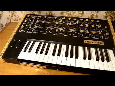 24K Gold - Sequential Circuits Pro-One - 1981 - " Sheiksyzer " Rare Synthesizer