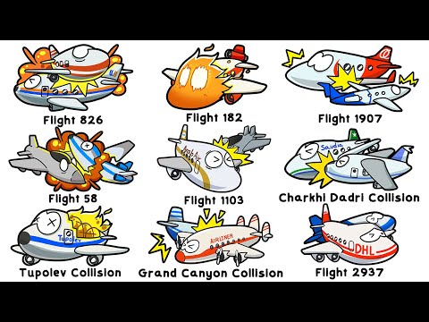 Every Worst Mid-Air Airplane Collision Explained in 15 Minutes