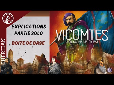 VICOMTE DU ROYAUME DE L'OUEST - PARTIE SOLO - Boite de base