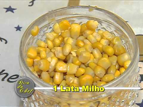 Dica do Chef: bolo salgado de frango