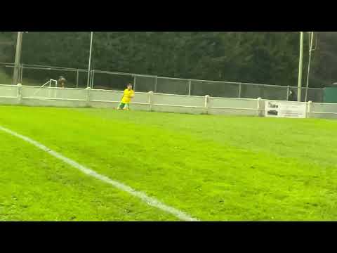 James Frudd scores goal for Godalming Town to make it 6-0 vs Arundel