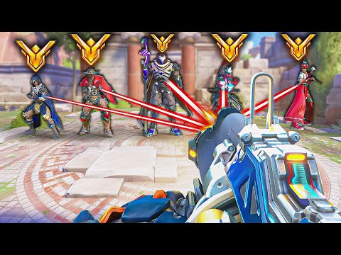5 HACKING Bronzes vs 5 MASTERS - Who wins?! (Overwatch 2)