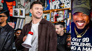 Justin Timberlake SHUTS IT DOWN At Tiny Desk!