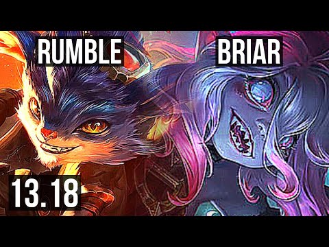 RUMBLE vs BRIAR (TOP) | 13/4/13, 400+ games | KR Diamond | 13.18
